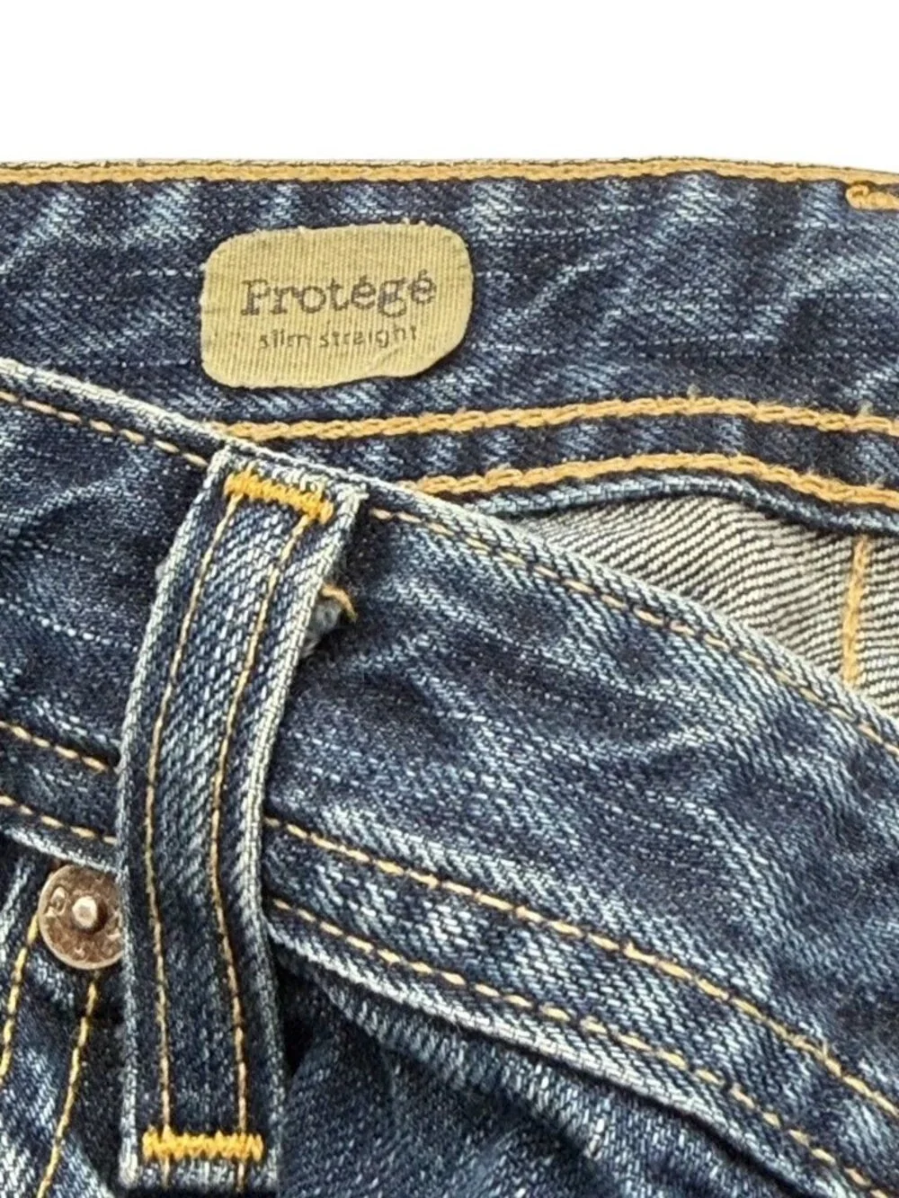 AG Adriano Goldschmied Men's Protege Jeans Slim Straight Button Fly Size 33 x 33